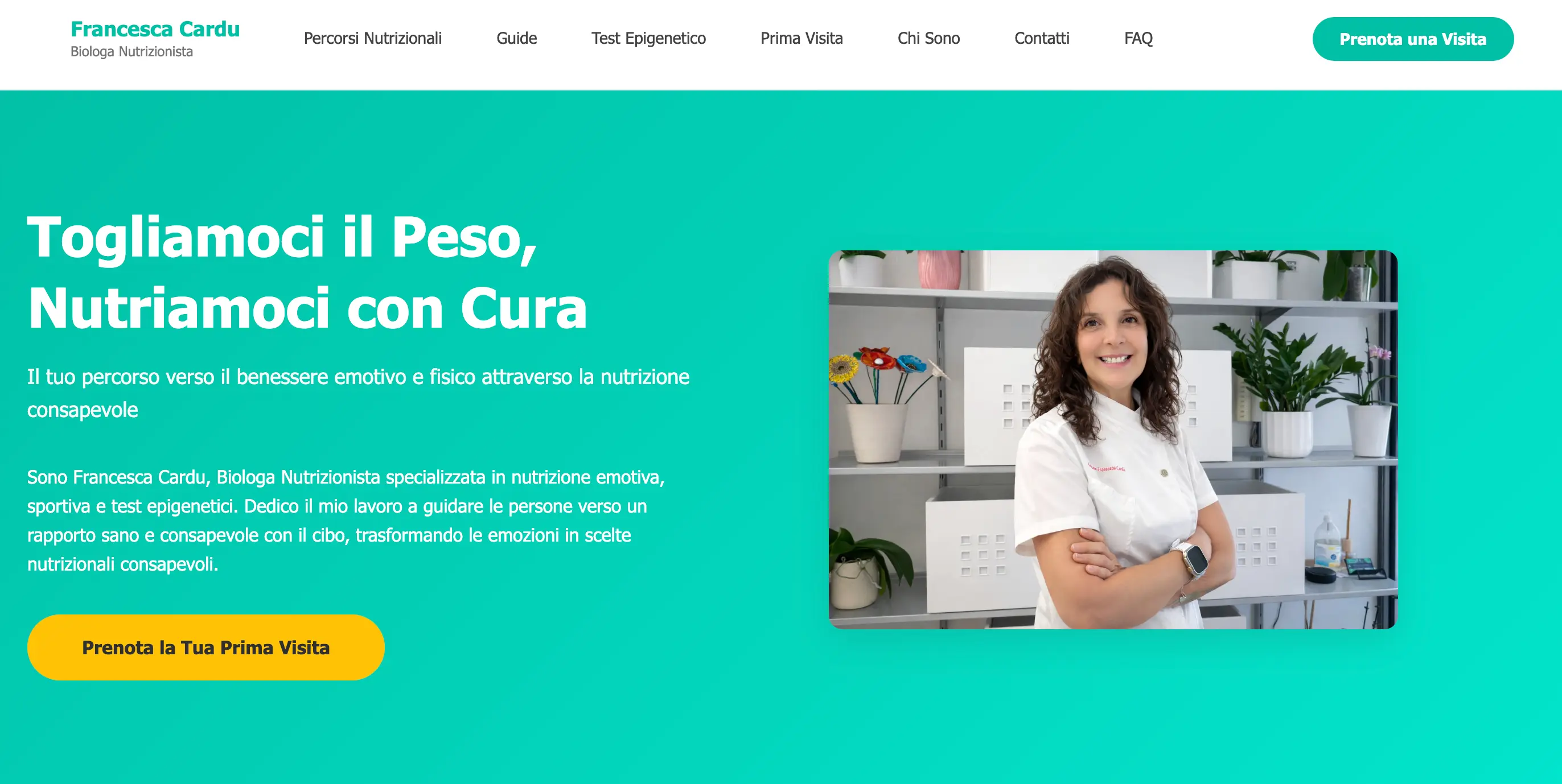 Francesca Cardu Biologa Nutrizionista